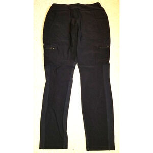 Womens Pants-ATHLETA-black strtch 'Headlands Hybrid Cargo; High Rise' legging-12